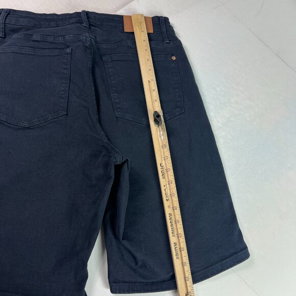 Judy Blue Jean Shorts Womens Plus 33* High Rise Bermuda Blue Denim Jorts Tag 1XL - Picture 9 of 16